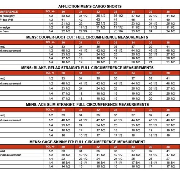AFFLICTION Mens CARGO Shorts OPTIMAL Embroidered - Picture 8 of 8